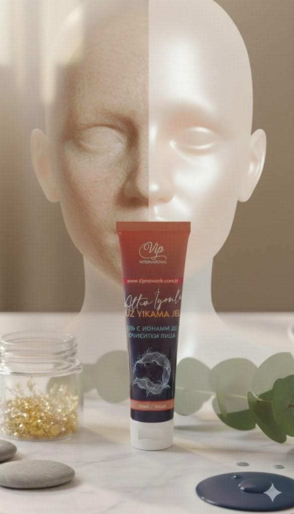 Гель для умывания с ионами золота